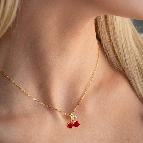 18K Gold Plated Cute Animal Whale Necklace with Blue Zirconia Ocean Necklace 16"+2" Chain Gift for Women Choker in Kuwait