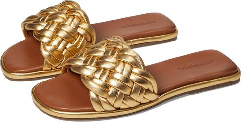 Bernardo Women's Troy Flat Sandals, Comfortable Chic Leather Slip-On in Saudi Arabia