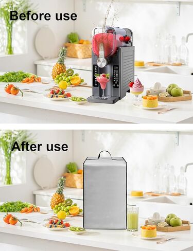 Frozen Drink Maker Cover Slushie Machine Lid Heavy duty Dustproof Nylon Case for INOVIVA Slushy Maker/for BKPPM Frozen Drink Maker/Frozen Margarita Machine, 68 oz in Saudi Arabia