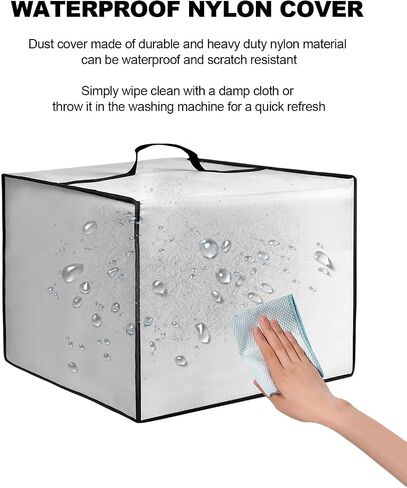 Frozen Drink Maker Cover Slushie Machine Lid Heavy duty Dustproof Nylon Case for INOVIVA Slushy Maker/for BKPPM Frozen Drink Maker/Frozen Margarita Machine, 68 oz in Saudi Arabia