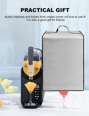 Frozen Drink Maker Cover Slushie Machine Lid Heavy duty Dustproof Nylon Case for INOVIVA Slushy Maker/for BKPPM Frozen Drink Maker/Frozen Margarita Machine, 68 oz in Saudi Arabia