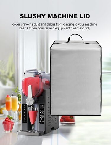 Frozen Drink Maker Cover Slushie Machine Lid Heavy duty Dustproof Nylon Case for INOVIVA Slushy Maker/for BKPPM Frozen Drink Maker/Frozen Margarita Machine, 68 oz in Saudi Arabia