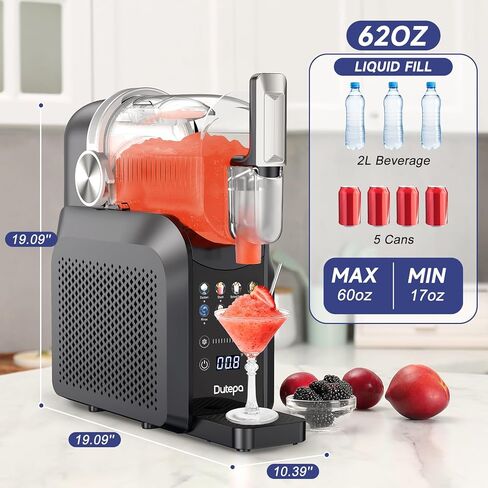 آلة 8-in-1 Slushie للمنزل-68 أوقية ، لا حاجة للجليد ، شاشة LED ، صانع المشروبات المتجمد ذاتية التنظيف-مثالي للملل ، اللبن ، عصير مارغريتا ، فراب ، والمزيد in Kuwait