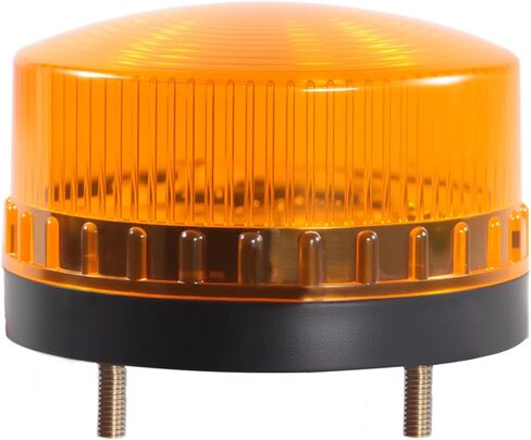 Industrial Round Beeper Warning Light D-5061-J Yellow AC 12V 75dB Flashing in Saudi Arabia