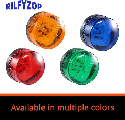 Industrial Round Beeper Warning Light D-5061-J Yellow AC 12V 75dB Flashing in Saudi Arabia