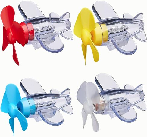 4 أجهزة كمبيوتر محدودة طائرة LED التي تعمل بالرياح-أضواء الدراجة الممتعة لإكسسوارات الدراجات للدراجات البالغة والأطفال ، وملحقات الدراجات ، وملحقات الدراجات النارية ، وزينة الخوذة in Kuwait