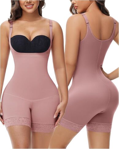 SHAPSHE Fajas Colombianas Shapewear for Women Seamless Butt Lifting Bodysuit Open Bust Post Surgery Body Shaper in Saudi Arabia