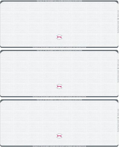 ABC Business Recains متوافق مع الكتب السريعة ، 3 على صفحة ، 300 شيكات (الكتان الأزرق) in Kuwait