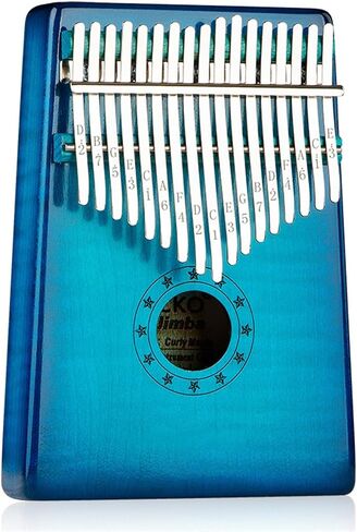 Kalimba For Beginners Kalimba Thumb Piano 17-tone Tiger Maple Finger Piano Portable Musical Instrument For Beginners(Red) in Saudi Arabia