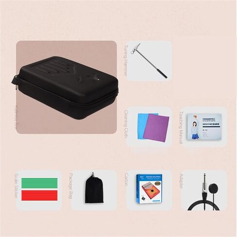 كاليمبا للمبتدئين على البيانو الموسيقي المحمولة من طراز Kalimba Box-Box-Box. in Kuwait