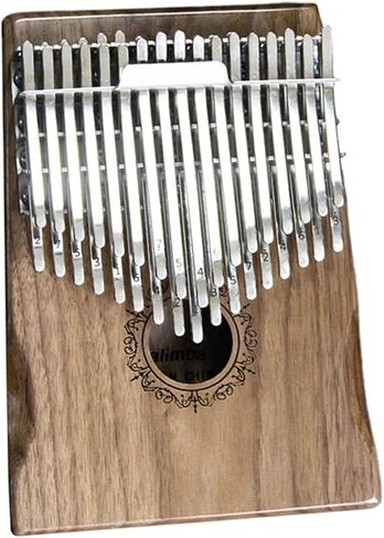 Kalimba للمبتدئين 34 Note Black Walnut Kalimba 34-Key-Key Mahogany Thumb Piano مع إكسسوارات (Mahogany) in Saudi Arabia