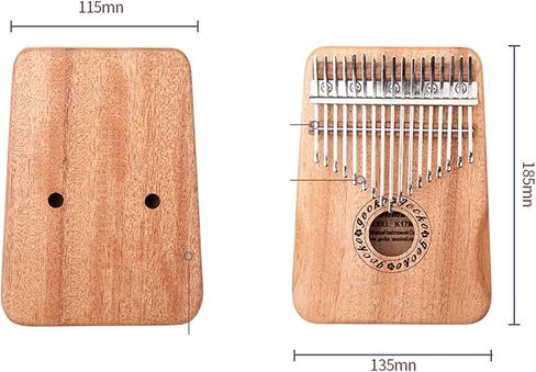 كاليمبا للمبتدئين على البيانو الموسيقي المحمولة من طراز Kalimba Box-Box-Box. in Kuwait