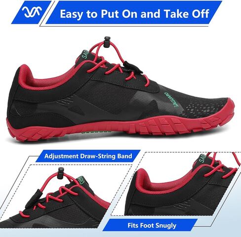 SAGUARO Womens Mens Barefoot Shoes Minimalist Trail Runner Wide Toe Box Zero Drop Outdoor Cross Training Shoe in Saudi Arabia