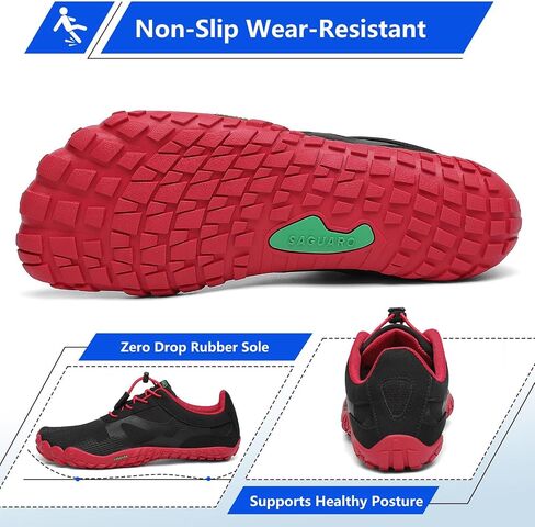 SAGUARO Womens Mens Barefoot Shoes Minimalist Trail Runner Wide Toe Box Zero Drop Outdoor Cross Training Shoe in Saudi Arabia