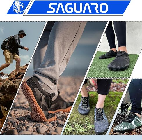 SAGUARO Womens Mens Barefoot Shoes Minimalist Trail Runner Wide Toe Box Zero Drop Outdoor Cross Training Shoe in Saudi Arabia