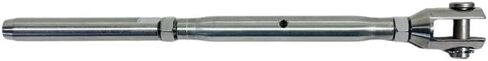 Prolinemax Marine Stainless Steel 1/4" Thread Fork & Hand Swage Stud Turnbuckle 1/8" Cable in Saudi Arabia