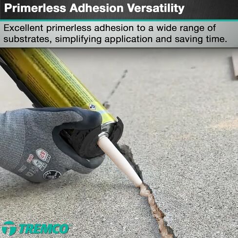 Tremco Vulkem 45 SSL ، 30 OZ ، Gray ، Case 12 with AWF Pro Gloves ، Semi Self -Selfing Polyurethane Inside Sealant in Saudi Arabia