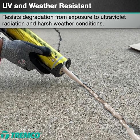 Tremco Vulkem 45 SSL ، 30 OZ ، Gray ، Case 12 with AWF Pro Gloves ، Semi Self -Selfing Polyurethane Inside Sealant in Saudi Arabia