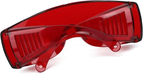 Dioche Protective goggles with 405, 1064nm Wavelength Filter Red Blue Light, two Colors Case, for Engraving Operation, Independent Glasses Case (Red) in Saudi Arabia