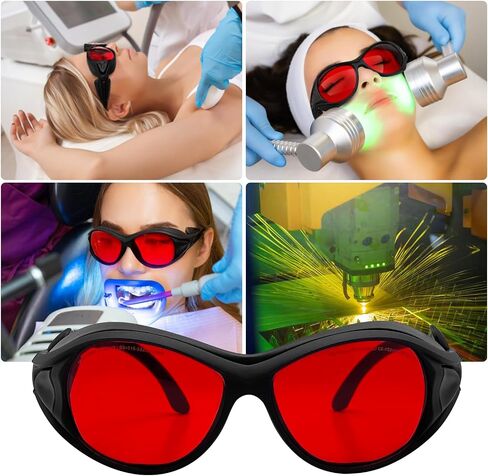 Wrap-Around Laser Safety Glasses, UV Protection, for Tanning, Laser Hair Remova in Saudi Arabia