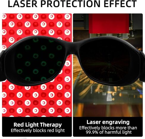 Wrap-Around Laser Safety Glasses, UV Protection, for Tanning, Laser Hair Remova in Saudi Arabia