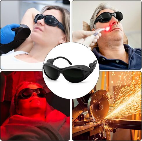 Wrap-Around Laser Safety Glasses, UV Protection, for Tanning, Laser Hair Remova in Saudi Arabia
