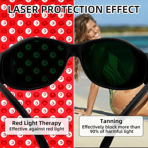 Wrap-Around Laser Safety Glasses, UV Protection, for Tanning, Laser Hair Remova in Saudi Arabia