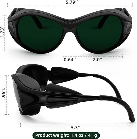 Wrap-Around Laser Safety Glasses, UV Protection, for Tanning, Laser Hair Remova in Saudi Arabia