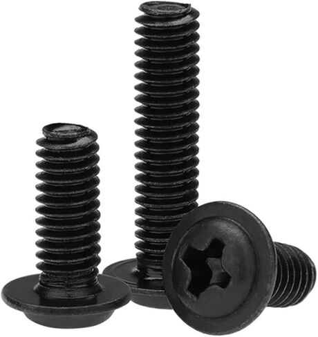 100pcs/lot lot black pan buts with asher m1.4/2/2.5/3/3.5/4/5/6 لوحة أم ثابتة مع Pad DIN967 (5 مم x100pcs ، M4) in Saudi Arabia