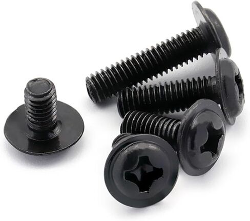 100pcs/lot lot black pan buts with asher m1.4/2/2.5/3/3.5/4/5/6 لوحة أم ثابتة مع Pad DIN967 (5 مم x100pcs ، M4) in Saudi Arabia