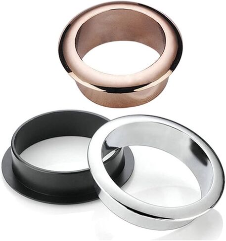 Desk Grommet,Cable Grommet Cable Grommet， 2 pcs Zinc Alloy Round Cover Table Cable Outlet Grommet Cabinet Vent Hole Decorative Desk Wire Holder Furniture Hardware(Bronze,35mm) in Kuwait