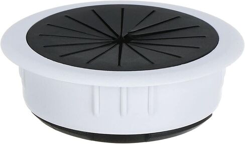 Grommet المكتبي ، الكبل Grommet طاولة المكتب غطاء ثقب السلك كمبيوتر جروميت الجدول كابل المخرج سلك مخزن مرتبة (أبيض) in Kuwait