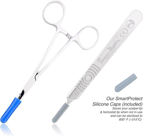 مجموعة Dermaplaning مع Swann Morton 10R Dermaplaning Blades (100ct.) No 3 Handle ، صندوق تخزين Kimball ، توبيخ متوافق لتثبيت شفرات Dermaplane in Saudi Arabia