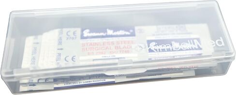 مجموعة Dermaplaning مع Swann Morton 10R Dermaplaning Blades (100ct.) No 3 Handle ، صندوق تخزين Kimball ، توبيخ متوافق لتثبيت شفرات Dermaplane in Saudi Arabia