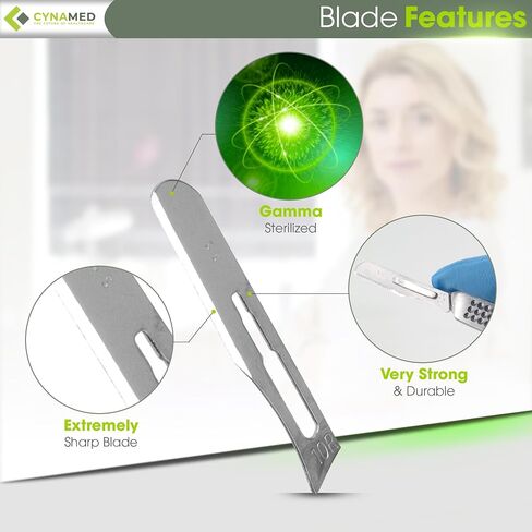 Dermaplaning Replaceable Blades No.10R – Box of 100, High-Quality Stainless Steel for Precise Exfoliation and Smooth Skin, Professional-Grade Blades for Facial Hair Removal and Skincare Treatments in Saudi Arabia