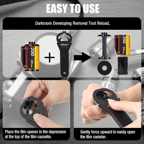 eTone 35mm Film Cassette Opener, 135, Color, Darkroom Developing Tool, Blue in Saudi Arabia