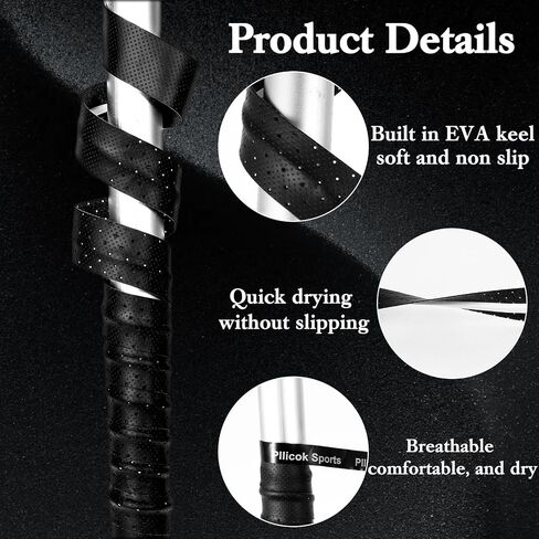 2 PCS Baseball Bat Grip Tape ، Anti-Slip & Full Lackaive Back Back Grip Baseball 57 '' Grips Clips Softball للمقبض in Saudi Arabia