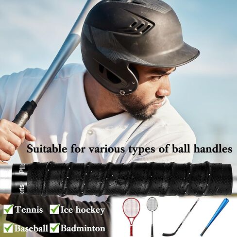 2 PCS Baseball Bat Grip Tape ، Anti-Slip & Full Lackaive Back Back Grip Baseball 57 '' Grips Clips Softball للمقبض in Saudi Arabia