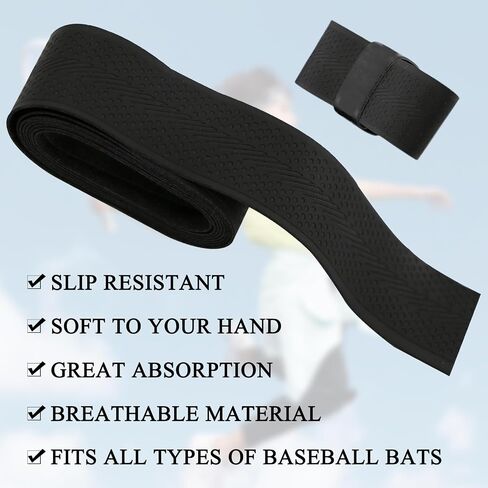 Baseball Bat Grip Tapes 8 PCS و Softball Bats Grip Tape Precut و Knowsive الكامل ، ومسيحة شريط الخفافيش للبيسبول للجر الموثوق وامتصاص الصدمات ، لف الخفافيش الخاصة بك لتشغيل المنزل الملحمي in Saudi Arabia