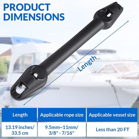 Set of 4 Pack Boat Mooring Snubber Dock Edge Dock Line for 3/8" - 7/16" (9.5-11mm) in Saudi Arabia