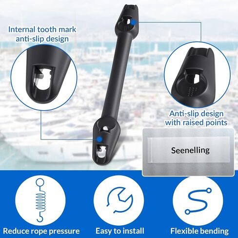 Set of 4 Pack Boat Mooring Snubber Dock Edge Dock Line for 3/8" - 7/16" (9.5-11mm) in Saudi Arabia