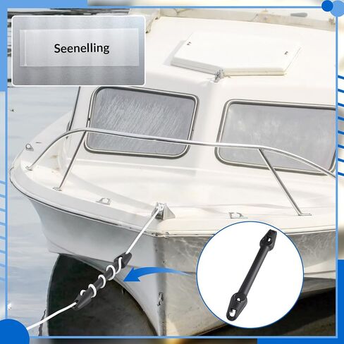 Set of 4 Pack Boat Mooring Snubber Dock Edge Dock Line for 3/8" - 7/16" (9.5-11mm) in Saudi Arabia