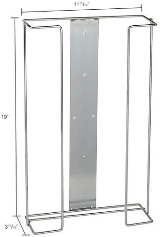 حامل صندوق قفاز رباعي الأسلاك الصناعية الصلب العالمي ، 11-15/16 "W x 3-13/16" D X 19 "H in Saudi Arabia