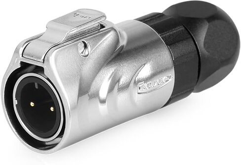 Cnlinko LP12 4-pin metal shell موصل دائري مقاوم للماء M12 لوحة شفة سريعة الاتصال للتطبيقات الصناعية والاستخدام في الهواء الطلق (4 دبوس) in Saudi Arabia