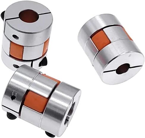 D25L30 6.35/8/9.5/10/12mm Stepper Motor Shaft Coupler Flexible Jaw Spider Plum Coupling Shaft Coupler 1Pcs(8x12.7) in Saudi Arabia