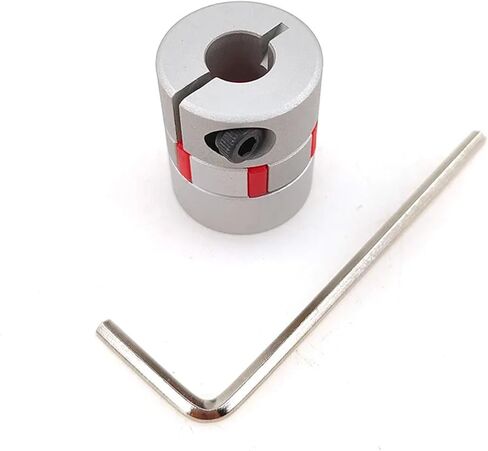 D25L30 6.35/8/9.5/10/12mm Stepper Motor Shaft Coupler Flexible Jaw Spider Plum Coupling Shaft Coupler 1Pcs(8x12.7) in Saudi Arabia