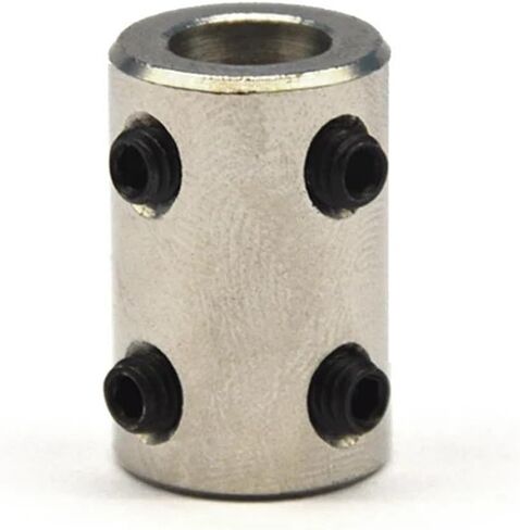 45# Steel Rigid Shaft Coupling CNC Motor Jaw Shaft Coupler 5mm to 8mm Rigid Coupling OD 14x22 Transmission Connector 4/5/6/8/10 1Pcs(4mm to 8mm) in Saudi Arabia