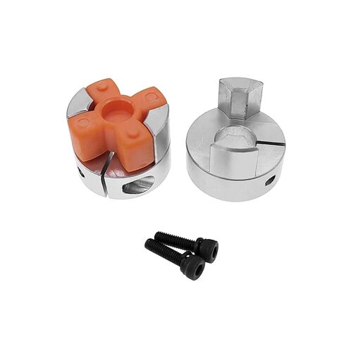 D25L30 6.35/8/9.5/10/12mm Plum Coupling Stepper Motor Shaft Coupler Flexible Jaw Shaft Coupler 1Pcs(6.35x8) in Kuwait