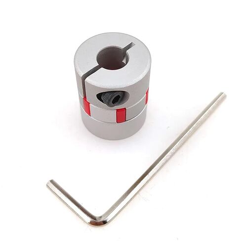 D25L30 6.35/8/9.5/10/12mm Plum Coupling Stepper Motor Shaft Coupler Flexible Jaw Shaft Coupler 1Pcs(6.35x8) in Kuwait