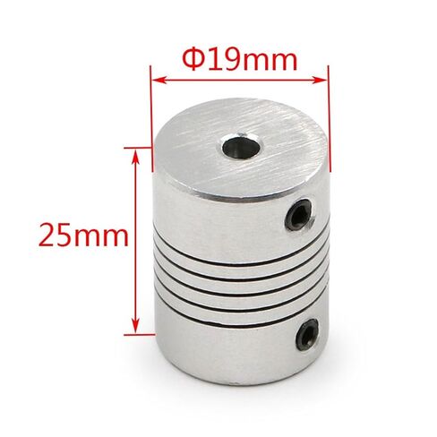 1pcs 5x8mm CNC Motor Jaw Shaft Coupler 5mm to 8mm Flexible Coupling OD 19x25mm 3/4/5/6/6.35/7/8/10mm(4 X 10) in Kuwait